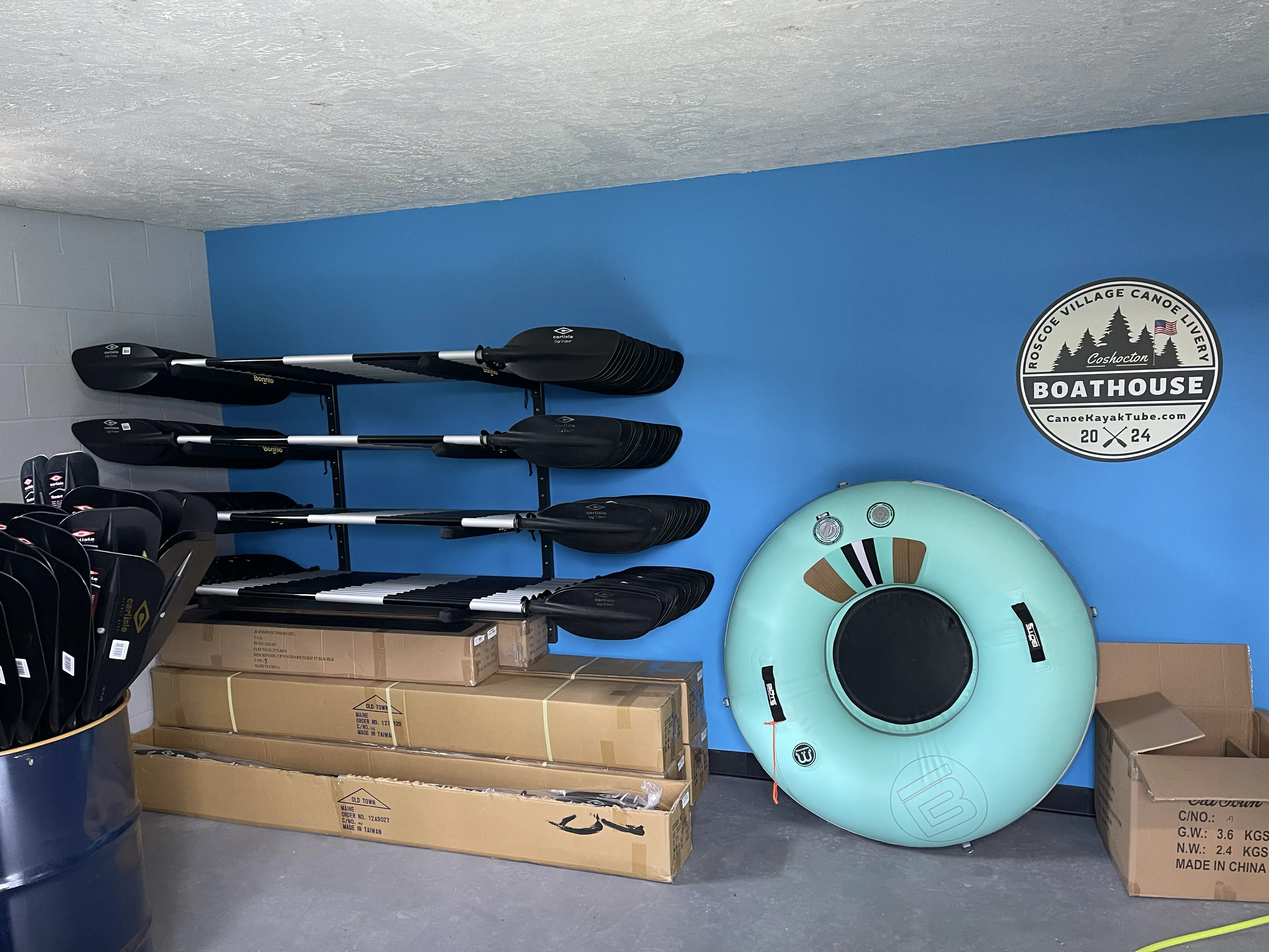 canoeing, roscoe village