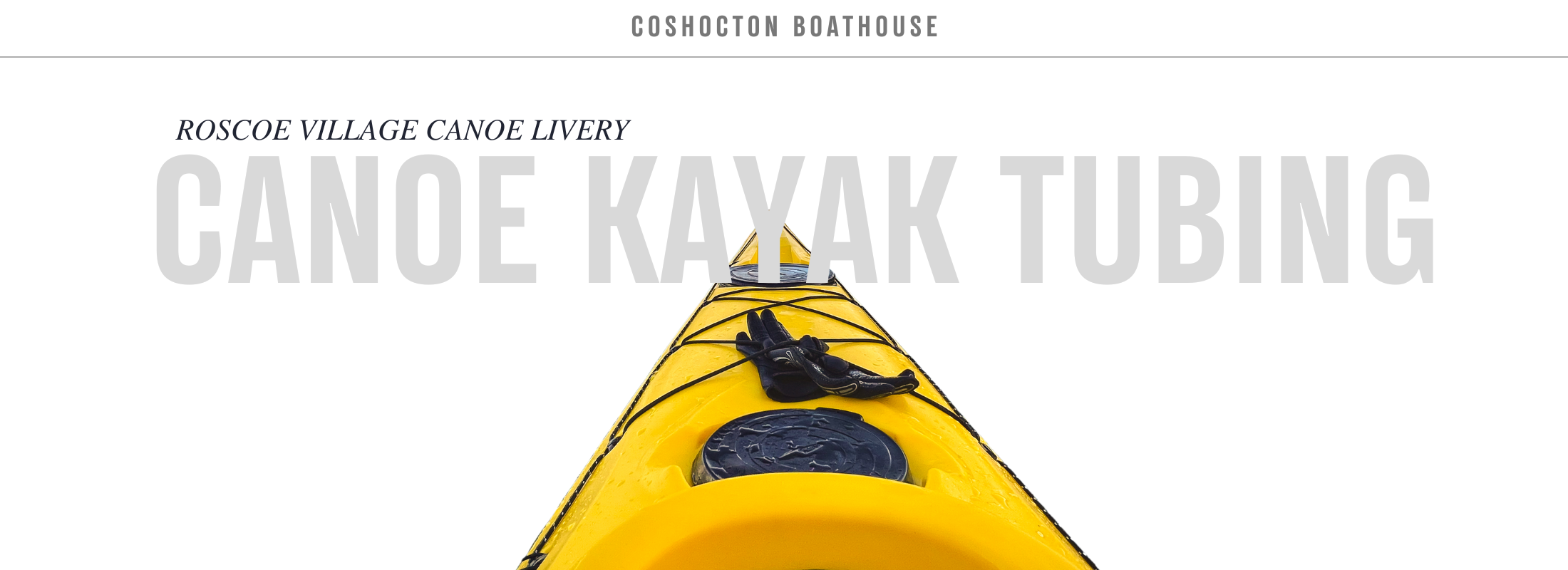 canoe, kayak and tubing kayak ad